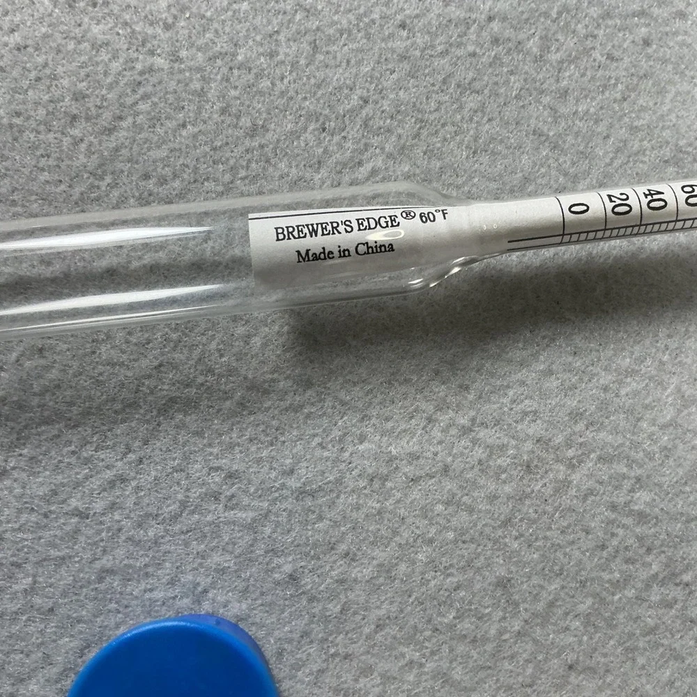 Brewer's Edge Hydrometer 60°F Homebrew Beer Wine Tester w Case‎